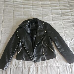 Black M. Forever21 Leather Jacket